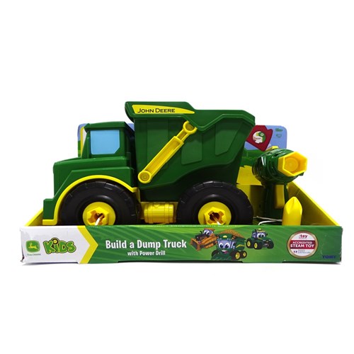 JOHN DEERE BUILD A BUDDY DUMP TRUCK - GREEN VERSION (POWERED)