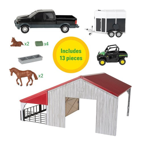 JOHN DEERE WEATHERED BARN PLAY SET