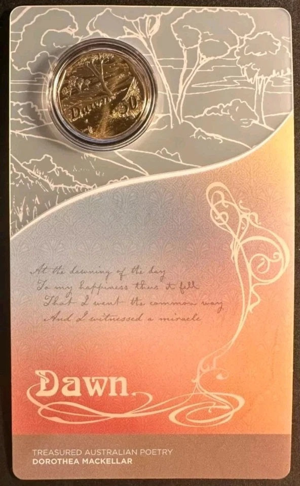 COIN PACK 50C 2025 UNC DOROTHEA MACKELLAR - DAWN