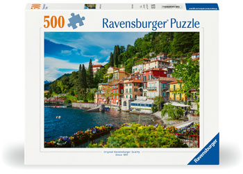RAVENSBURGER LAKE COMO ITALY 500 PCE PUZZLE