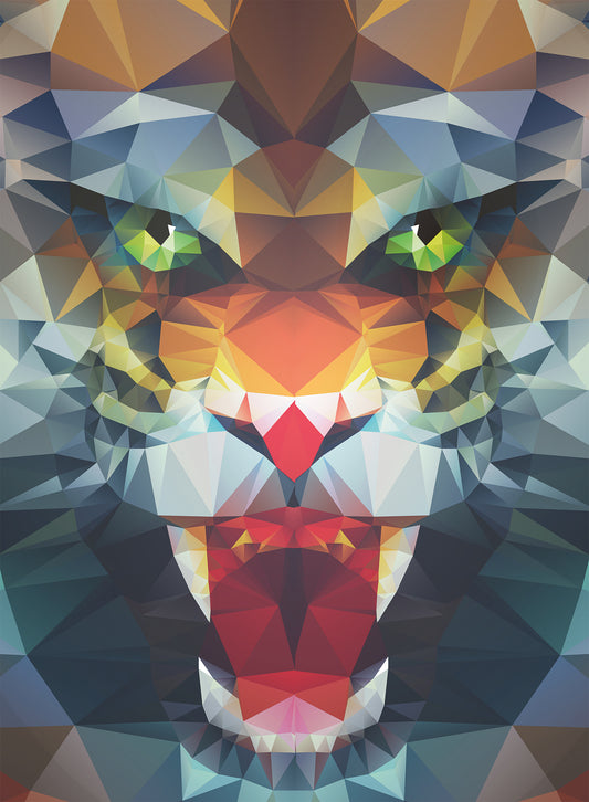 RAVENSBURGER POLYGON LION 500 PIECE PUZZLE