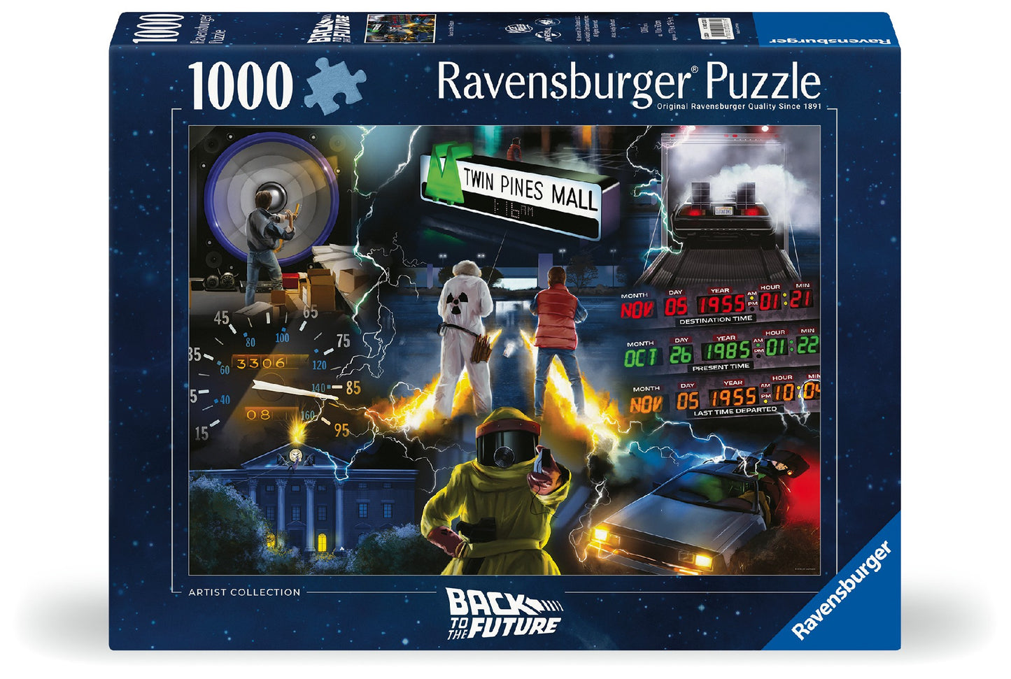 RAVENSBURGER BACK TO THE FUTURE 1000 PIECE PUZZLE