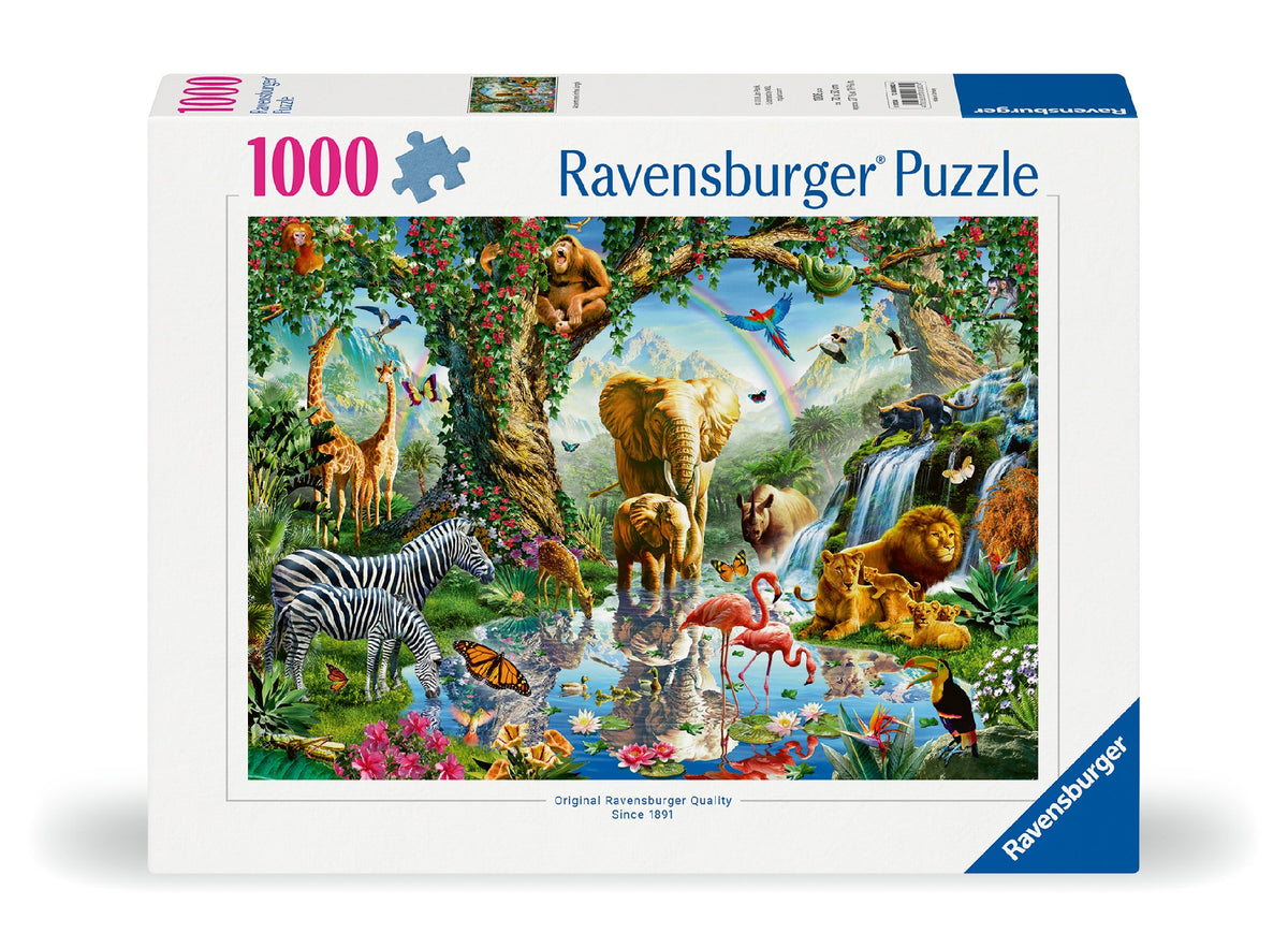 RAVENSBURGER ADVENTURES IN THE JUNGLE 1000 PIECE PUZZLE