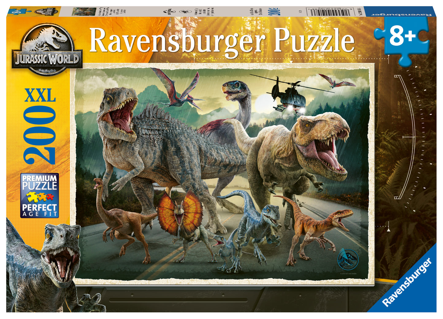 RAVENSBURGER JURASSIC WORLD LIFE FINDS A WAY 200 PIECE PUZZLE
