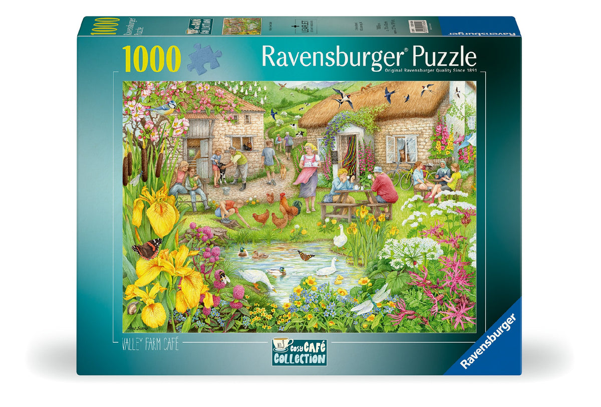 RAVENSBURGER COSY CAFE NO 3 FARM CAFE 1000 PIECE PUZZLE