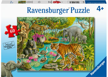 ANIMALS OF INDIA 60 PIECE PUZZLE