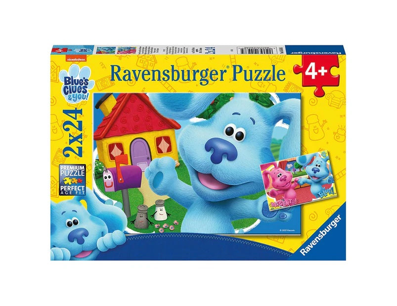 BLUES CLUES 2 x 24 PIECE PUZZLE