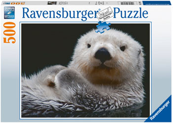 ADORABLE LITTLE OTTER 500 PIECE PUZZLE