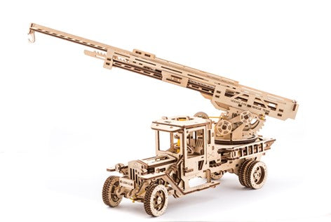 UGEARS TRUCK WITH FIRE LADDER