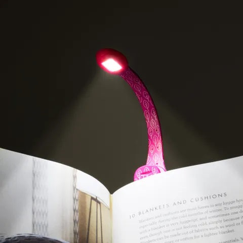 FLEXILIGHT XTRA BOOKLIGHT - PINK LEAF