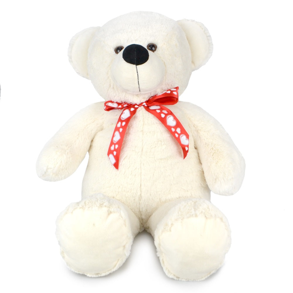 BUDDY BEAR WHITE (90cms)