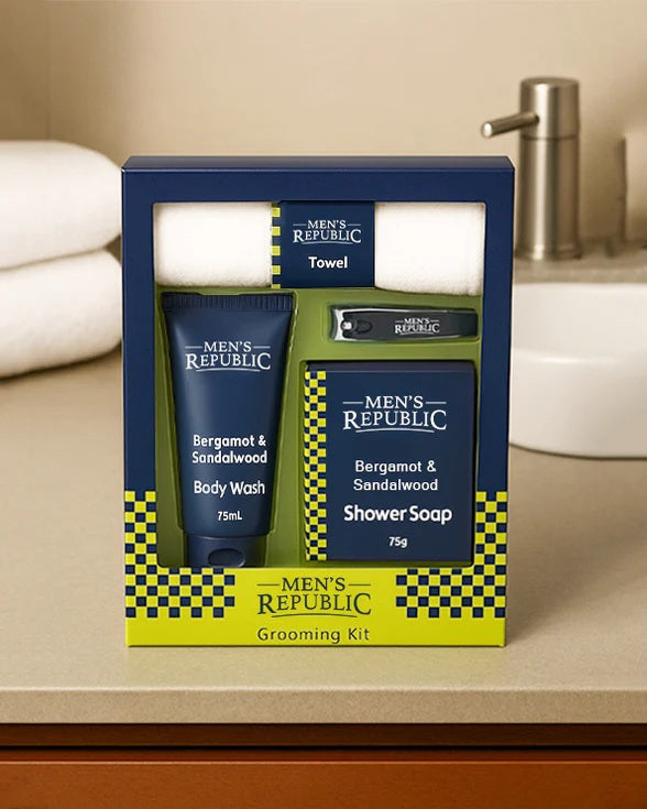 MENS REPUBLIC BODY WASH KIT