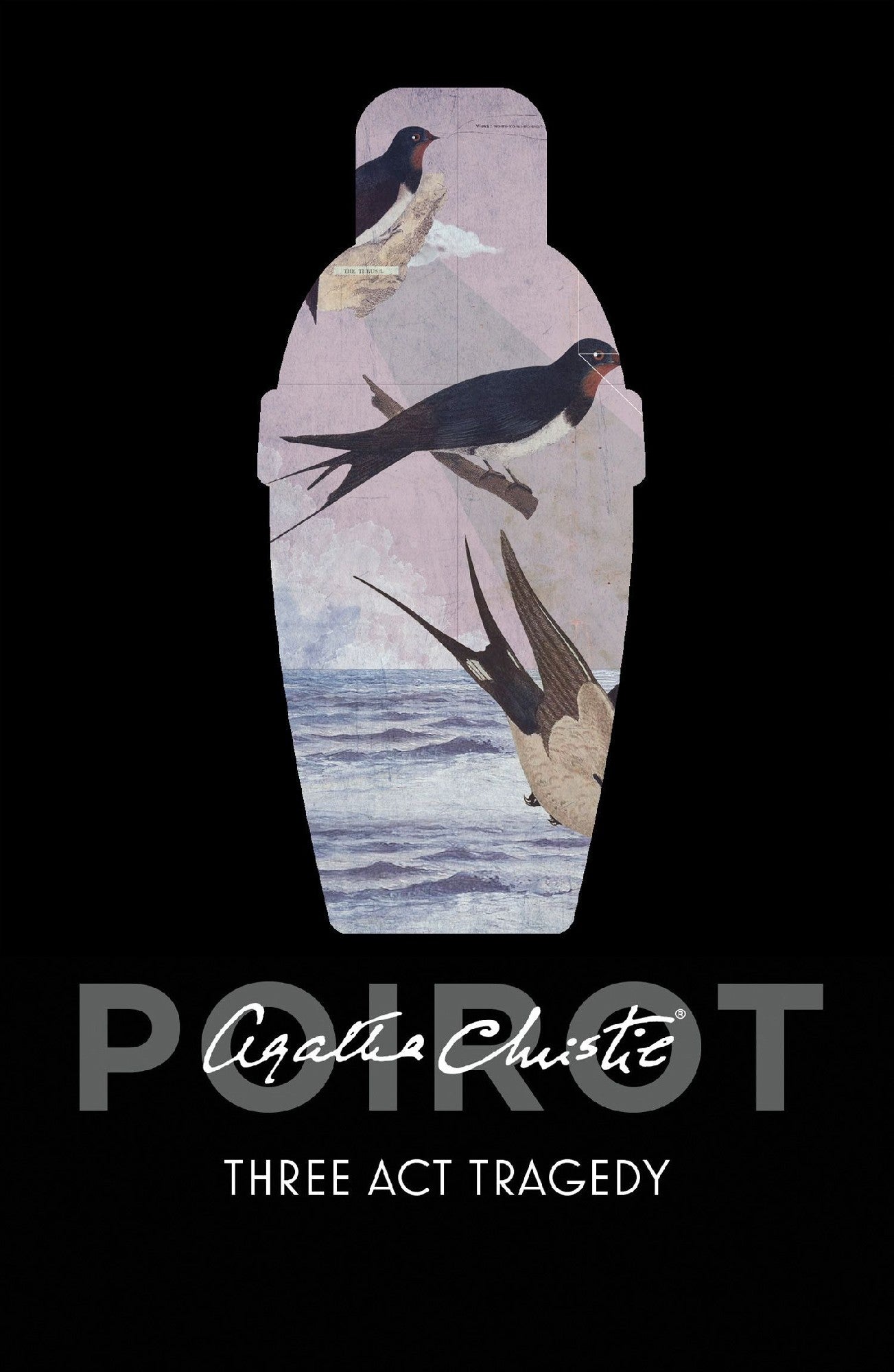 POIROT THREE ACT TRAGEDY -  AGATHA CHRISTIE