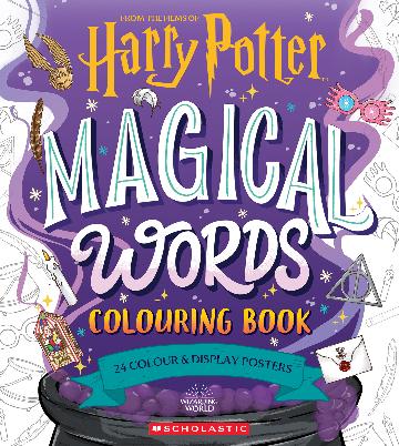 HARRY POTTER MAGICAL WORDS COLOURING BOOK