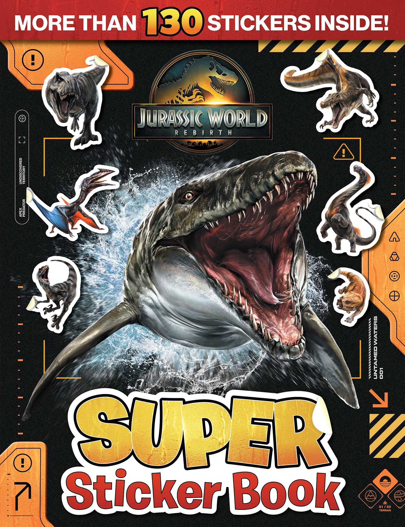 JURASSIC WORLD REBIRTH SUPER STICKER BOOK - SCHOLASTIC