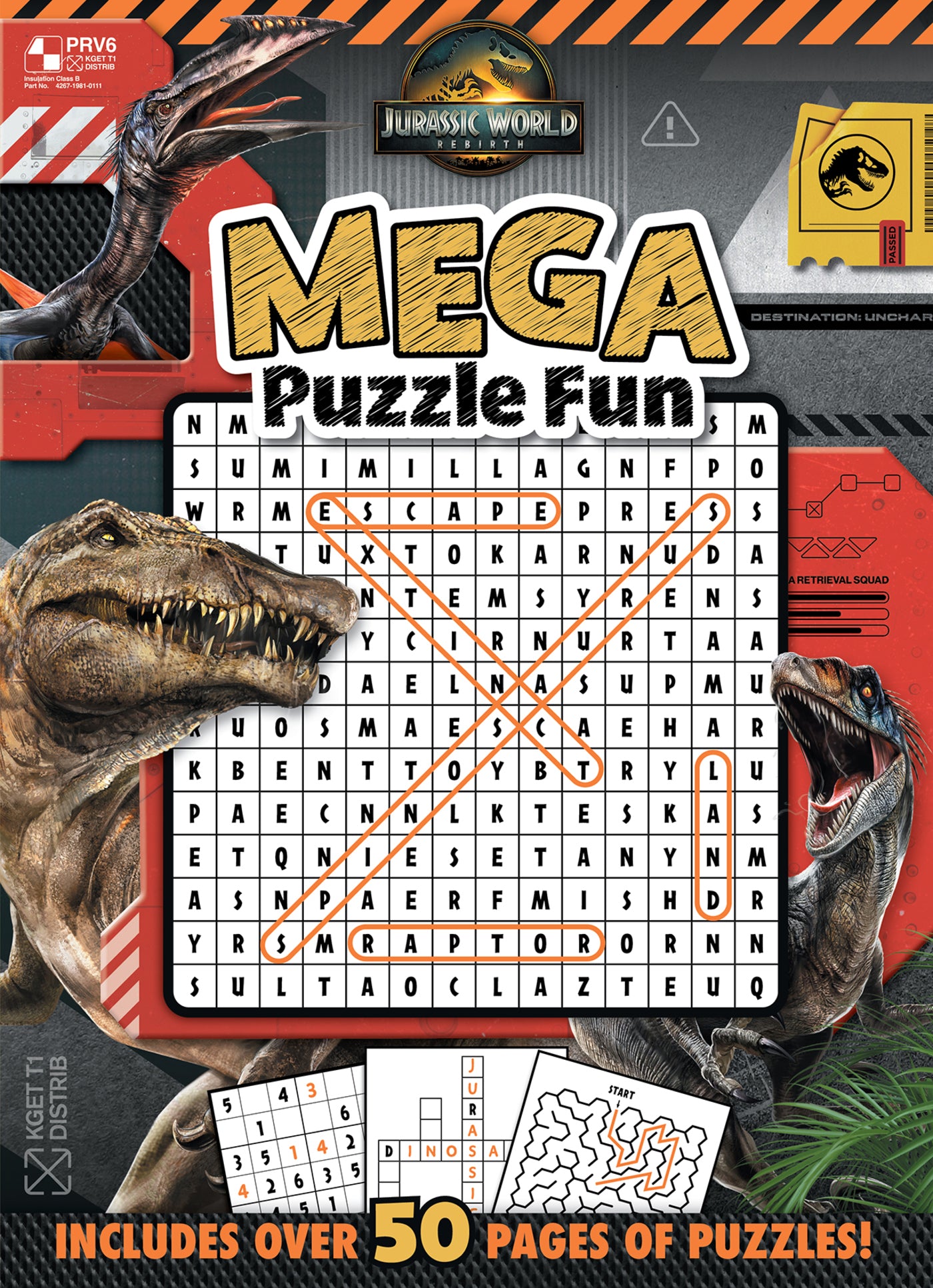 JURASSIC WORLD REBIRTH MEGA PUZZLE FUN - SCHOLASTIC