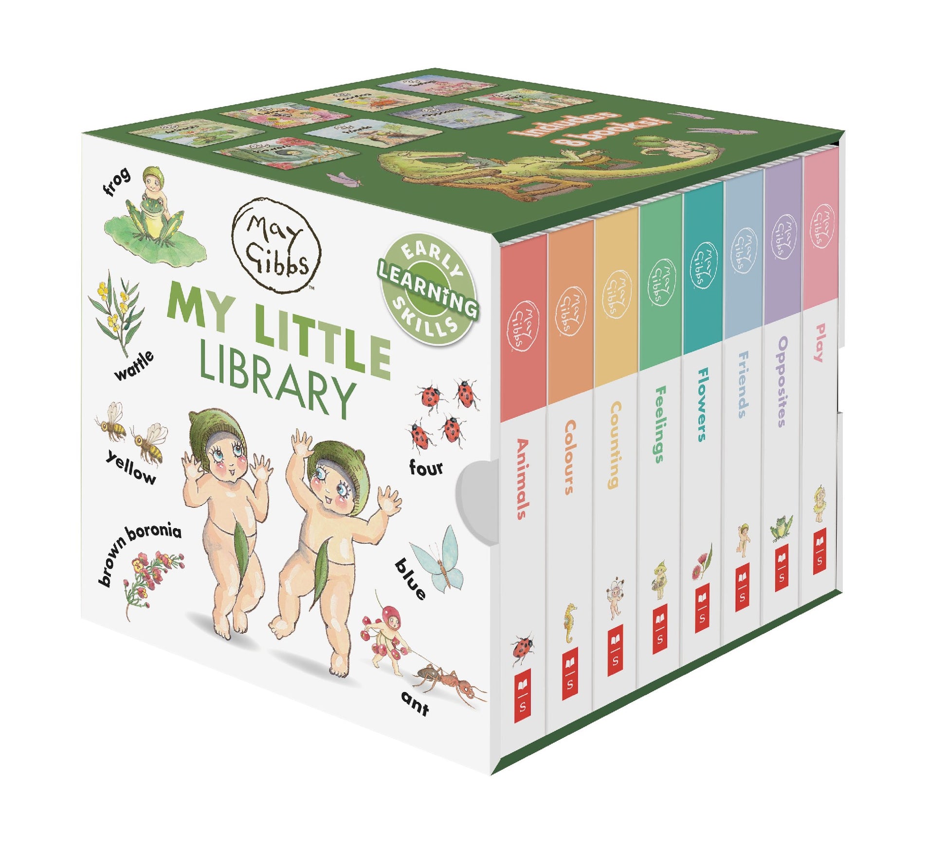MAY GIBBS MY LITTLE 8 BOOK LIBRARY CUBE - SCHOLASTIC