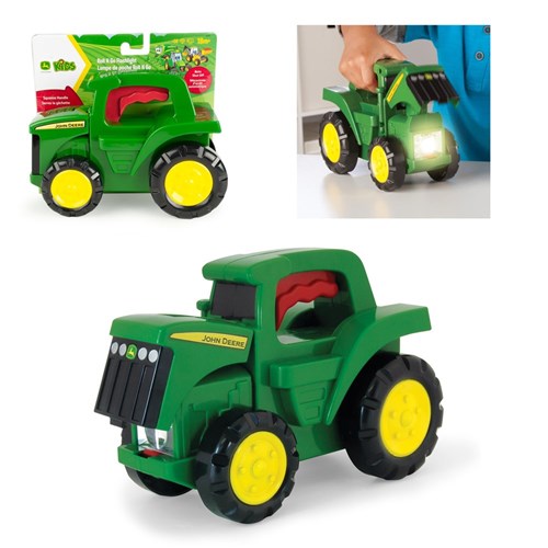JOHN DEERE ROLL N GO FLASHLIGHT TRACTOR TORCH