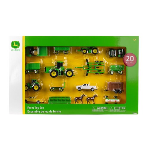 JOHN DEERE 1:64 FARM TOY VEHICLE VALUE SET