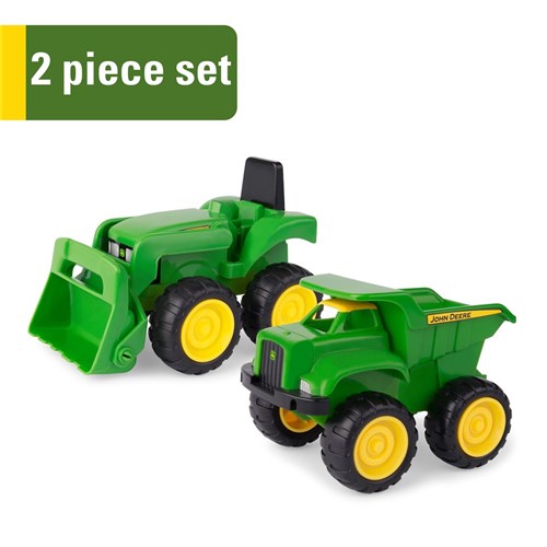 JOHN DEERE 15CM SANDBOX VEHICLES 2 PK 