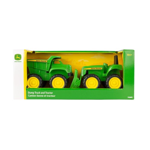 JOHN DEERE 15CM SANDBOX VEHICLES 2 PK 
