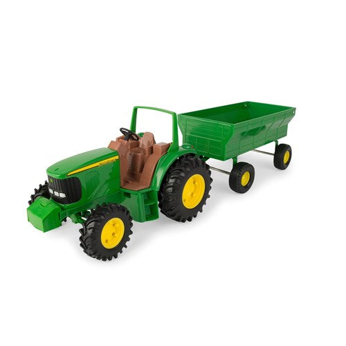 JOHN DEERE 20CM TRACTOR WITH FLAREBOX WAGON 