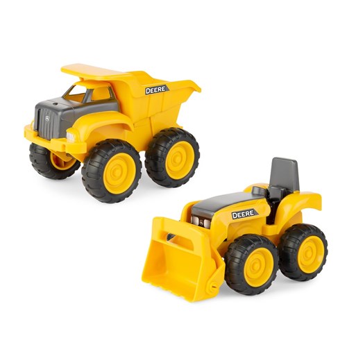 JOHN DEERE 15CM SAND PIT CONSTRUCTION VEHICLES 2 PACK