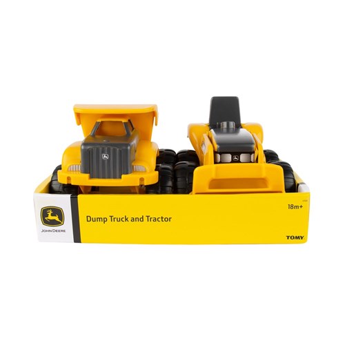 JOHN DEERE 15CM SAND PIT CONSTRUCTION VEHICLES 2 PACK