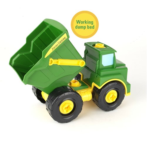 JOHN DEERE BUILD A BUDDY DUMP TRUCK - GREEN VERSION (POWERED)