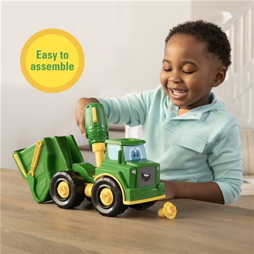 JOHN DEERE BUILD A BUDDY DUMP TRUCK - GREEN VERSION (POWERED)