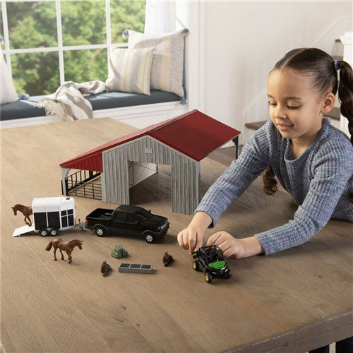JOHN DEERE WEATHERED BARN PLAY SET