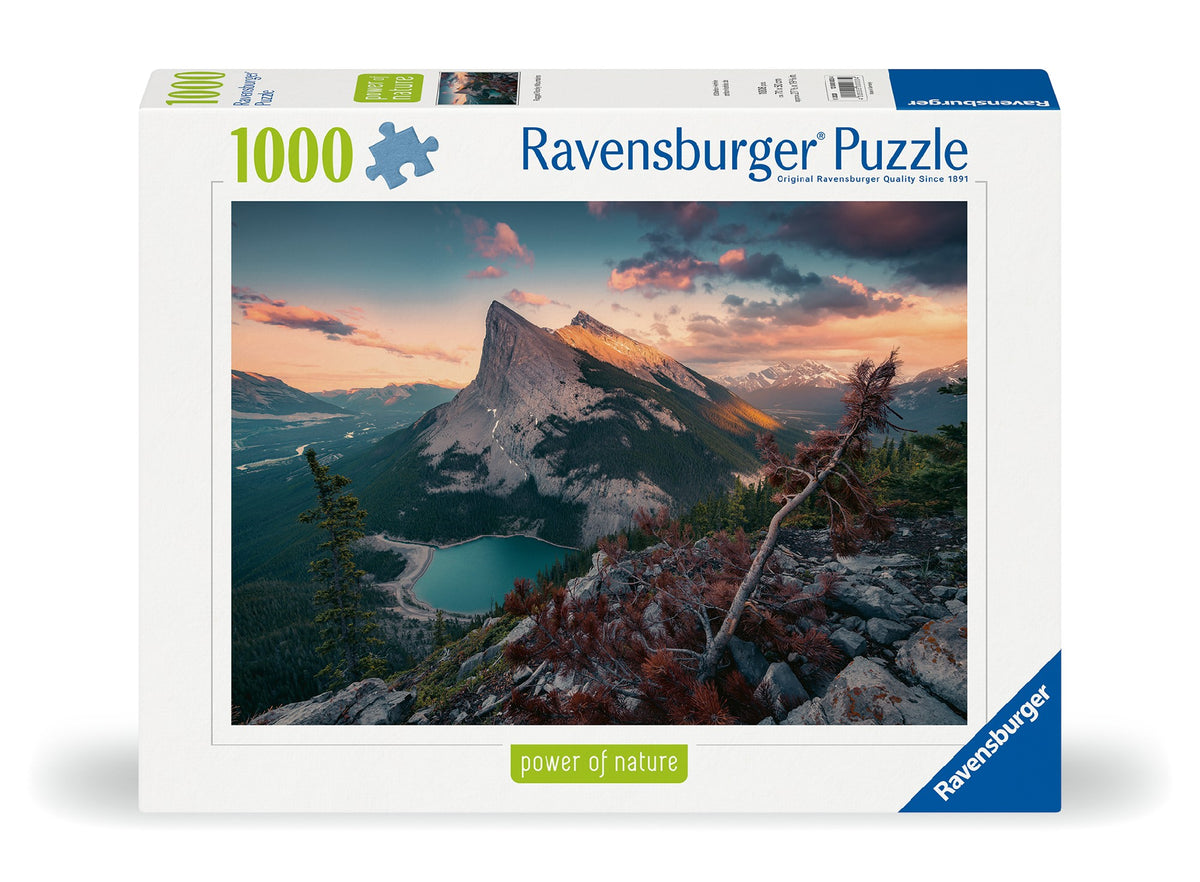 RAVENSBURGER RUGGED ROCKY MOUNTAINS 1000 PIECE PUZZLE