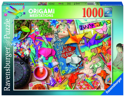 RAVENSBURGER ORIGAMI MEDITATIONS 1000 PIECE PUZZLE