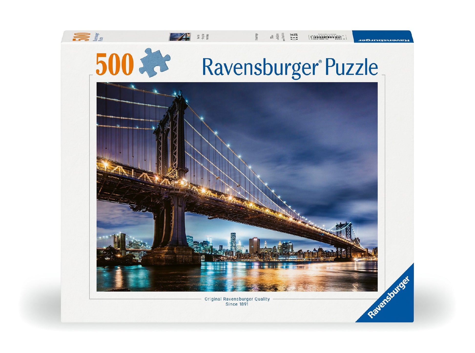 RAVENSBURGER NEW YORK THE CITY THAT NEVER SLEEPS 500 PIECE PUZZLE