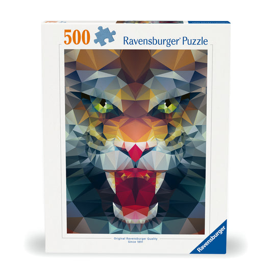 RAVENSBURGER POLYGON LION 500 PIECE PUZZLE