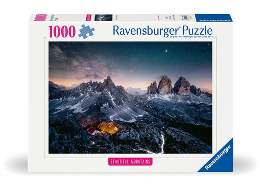 RAVENSBURGER THREE PEAKS DOLOMITES 1000 PIECE PUZZLE