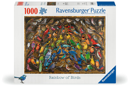 RAVENSBURGER RAINBOW OF BIRDS 1000 PIECE PUZZLE