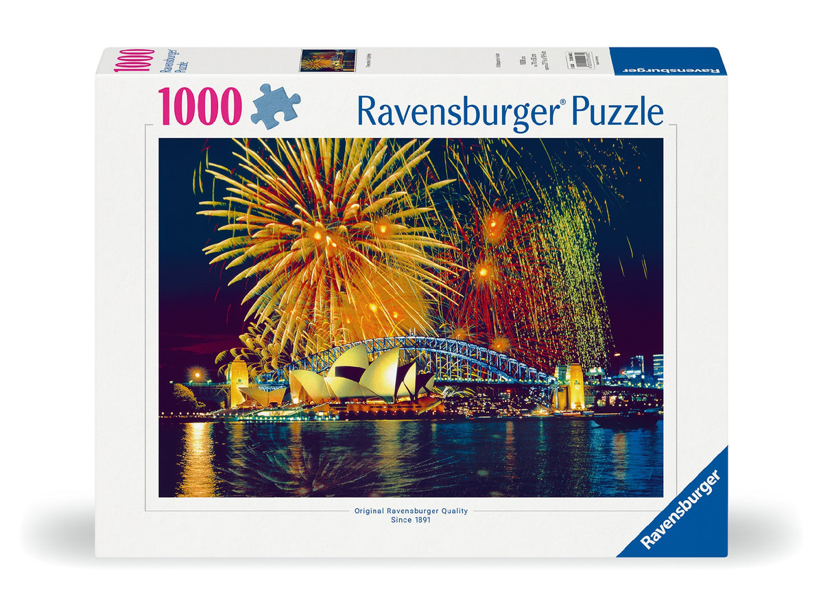 RAVENSBURGER FIREWORKS OVER SYDNEY 1000 PIECE PUZZLE