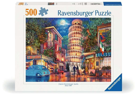 RAVENSBURGER - EVENING IN PISA 500 PIECE PUZZLE