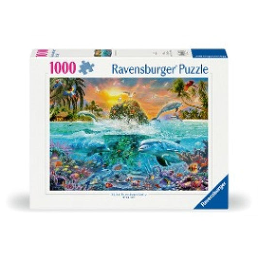 RAVENSBURGER  THE UNDERWATER ISLAND 1000 PIECE PUZZLE