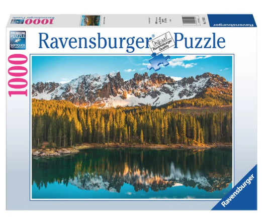 RAVENSBURGER LAKE CAREZZA ITALY 1000 PIECE PUZZLE