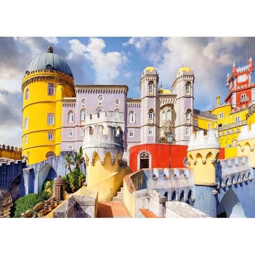 RAVENSBURGER PENA NATIONAL PALACE PORTUGAL 1000 PIECE PUZZLE