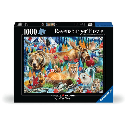 RAVENSBURGER WILD CANADA 1000 PIECE PUZZLE