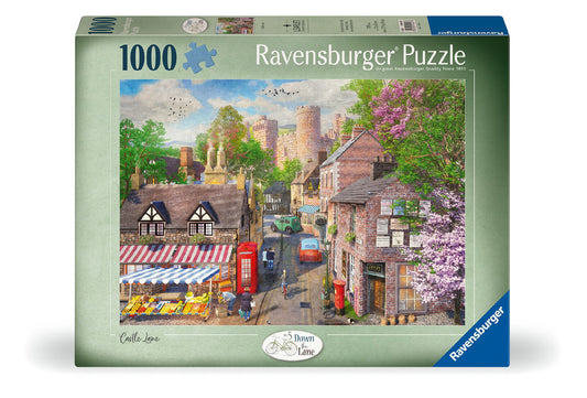 RAVENSBURGER DOWN THE LANE NO 5 CASTLE LANE 1000 PIECE PUZZLE