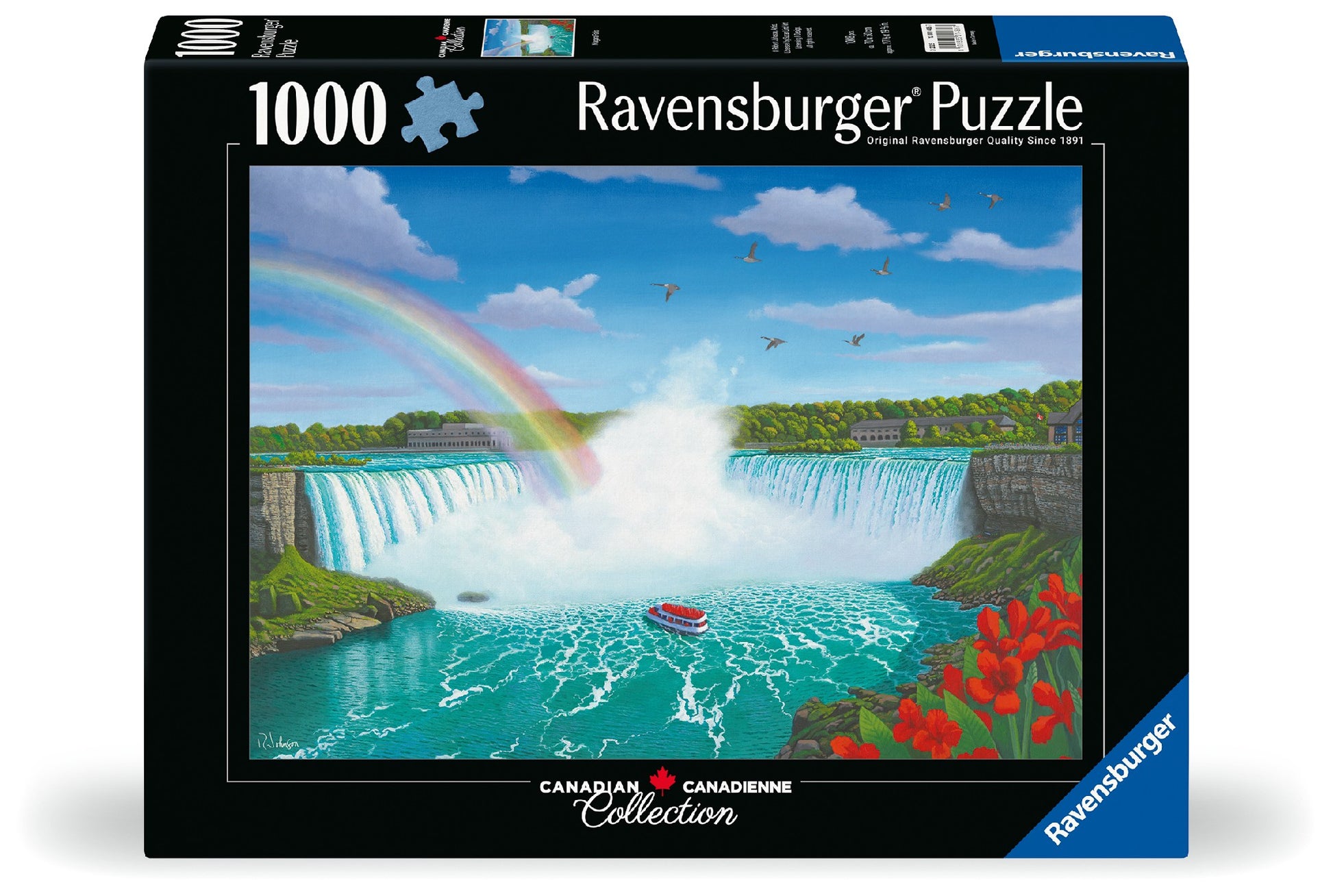 RAVENSBURGER NIAGRA FALLS 1000 PIECE PUZZLE