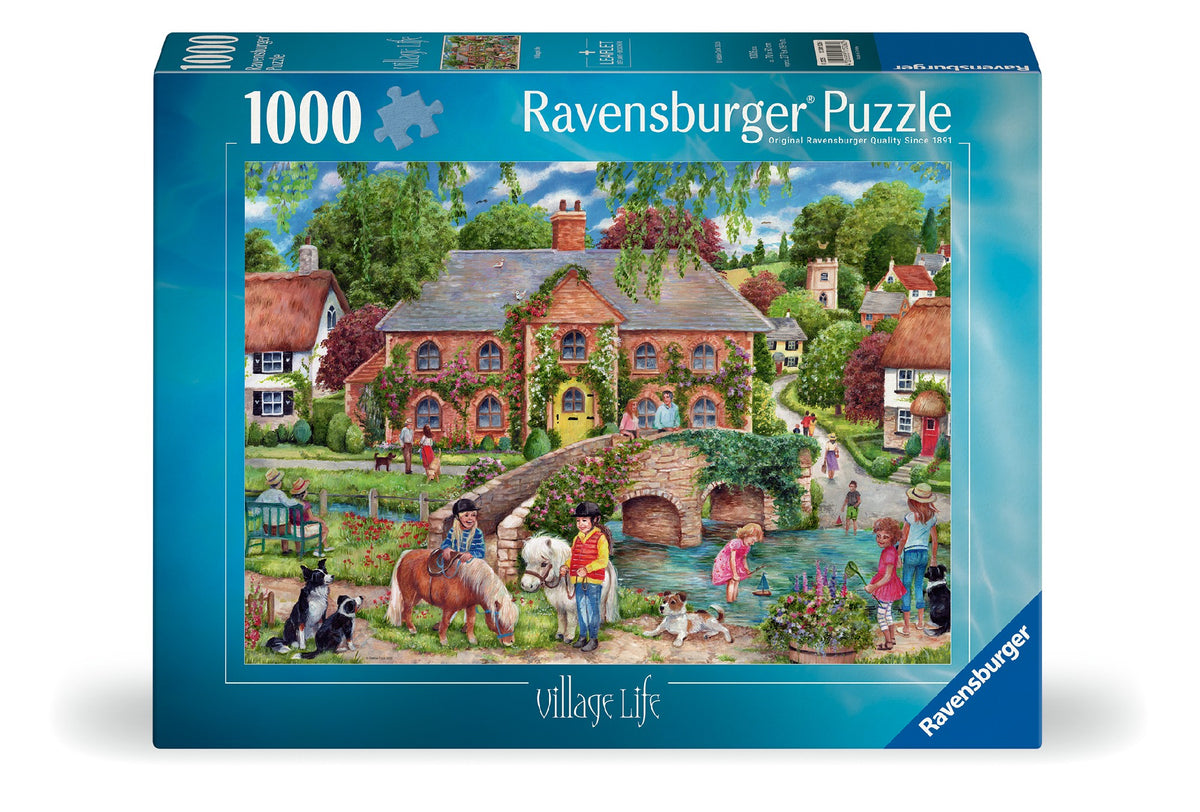 RAVENSBURGER VILLAGE LIFE 1000 PIECE PUZZLE
