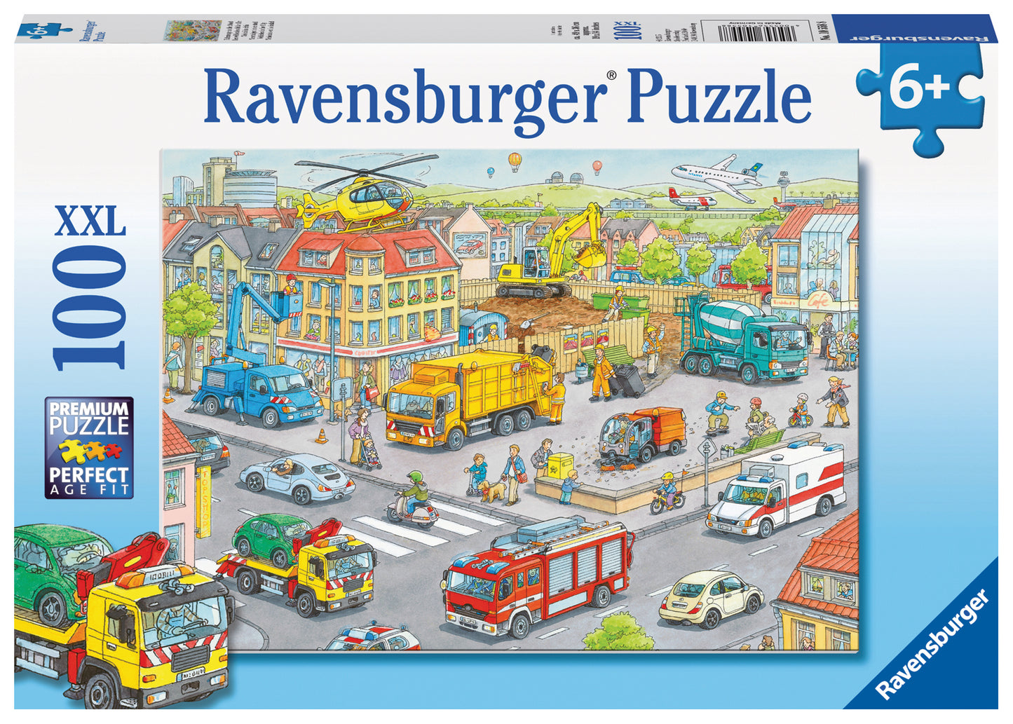 RAVENSBURGER VEHICLES IN THE CITY 100 PIECE PUZZLE
