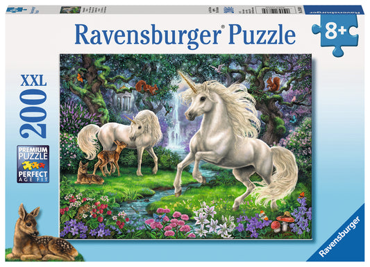RAVENSBURGER MYSTICAL UNICORNS 200 PIECE PUZZLE