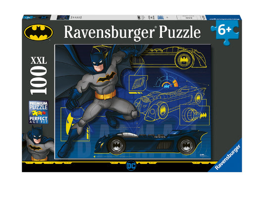 RAVENSBURGER BATMAN AND THE BATMOBILE 100 PIECE PUZZLE