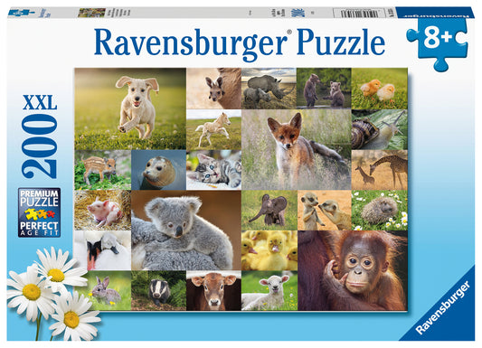 RAVENSBURGER BABY ANIMALS 200 PIECE PUZZLE